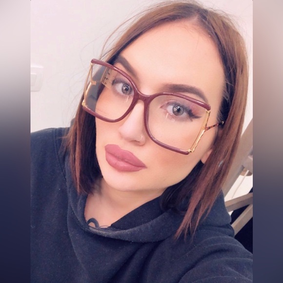 New- 🔥New GUCCI BUTTERFLY FASHION FRAMES GG0592S 003 RED/GOLD 60MM - Picture 1 of 16